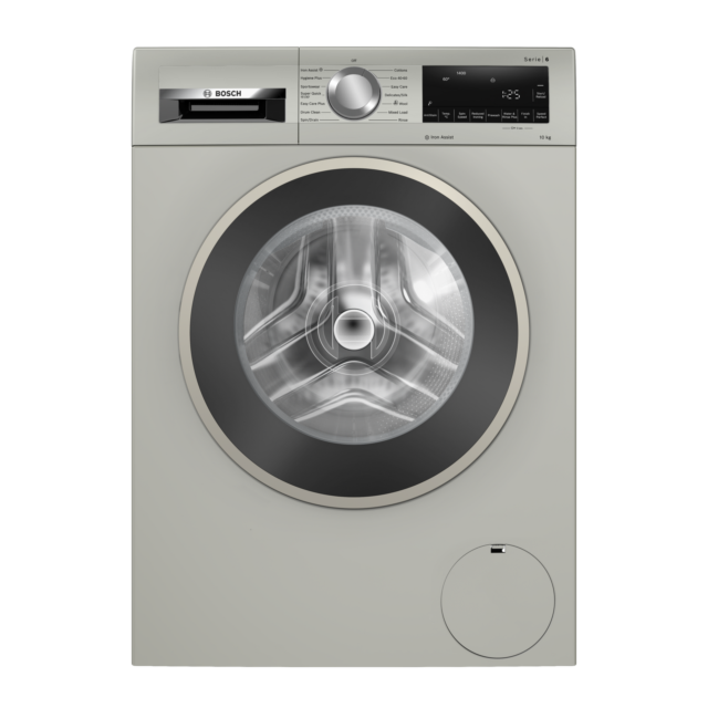 Bosch WGG254ZSGB 10Kg 1400 Spin Washing Machine - Silver Inox