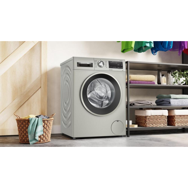 Bosch WGG254ZSGB 10Kg 1400 Spin Washing Machine - Silver Inox