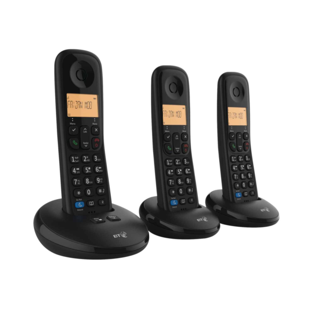 BT BT0837 Everyday Trio Phone with Answermachine + Call Block