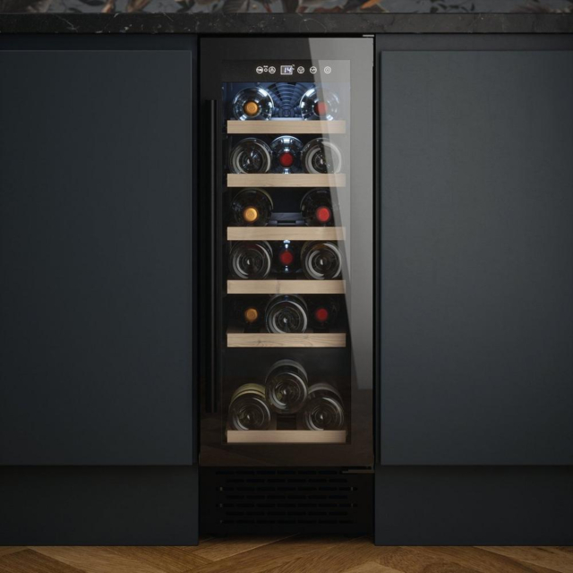 Cata UBBKWC30 29.5cm Wine Cooler - Black