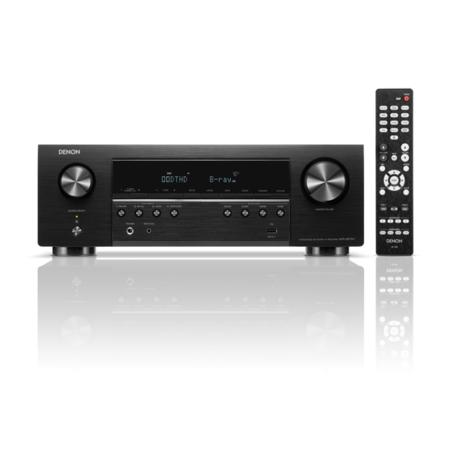 Denon AVRS670HBKE2GB 8K AV Receiver with HEOS® Built-in - Black