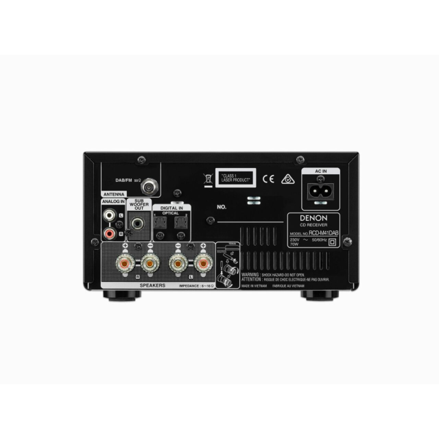 Denon DM41DABSILVER D-M41DAB Mini HiFi System - Silver