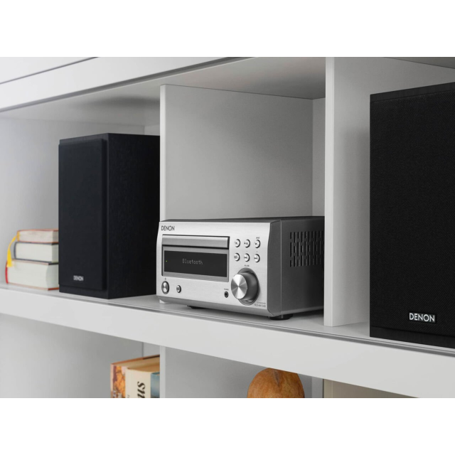 Denon DM41DABSILVER D-M41DAB Mini HiFi System - Silver