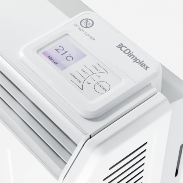 Dimplex XLE100 2.22kW Slimline Electronic Storage Heater in White