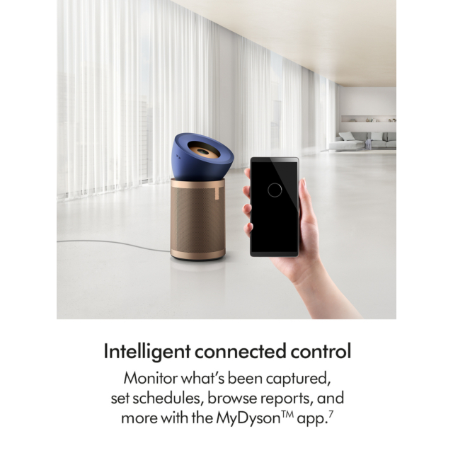Dyson BP04 (545814-01) Purifier Big+Quiet Formaldehyde Fan - Prussian Blue / Gold