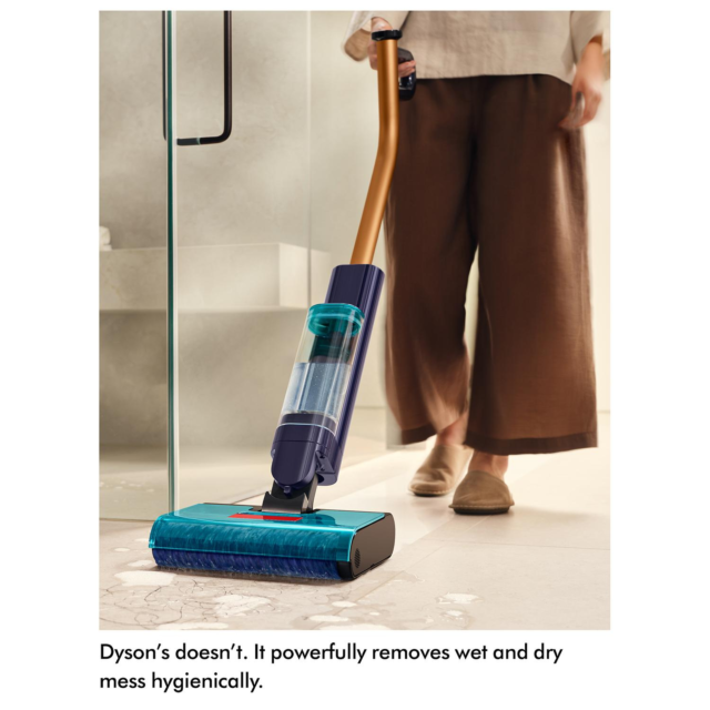 Dyson CLEANWASHHYG Cordless Vacuum 45 Min Runtime