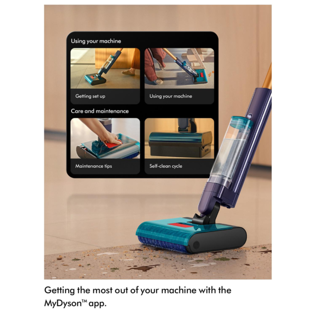 Dyson CLEANWASHHYG Cordless Vacuum 45 Min Runtime
