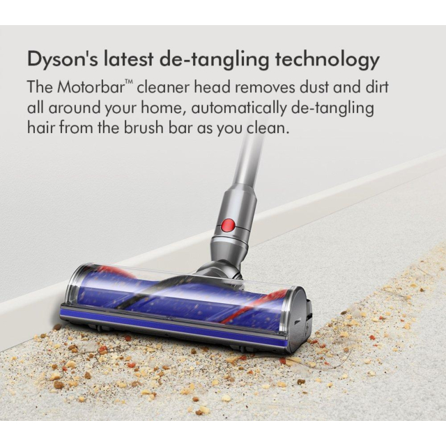 Dyson V12-2023 Cordless Stick Vacuum - 60 Minutes Run Time - Nickel