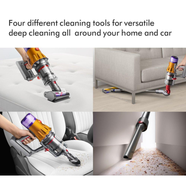 Dyson V12-2023 Cordless Stick Vacuum - 60 Minutes Run Time - Nickel