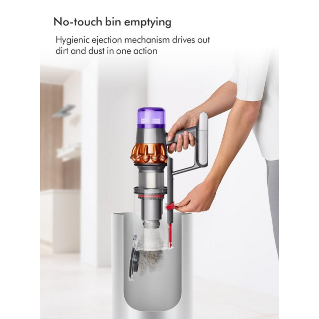 Dyson V15-2024 Cordless Vacuum - 60 Minutes Run Time - Yellow/Nickel