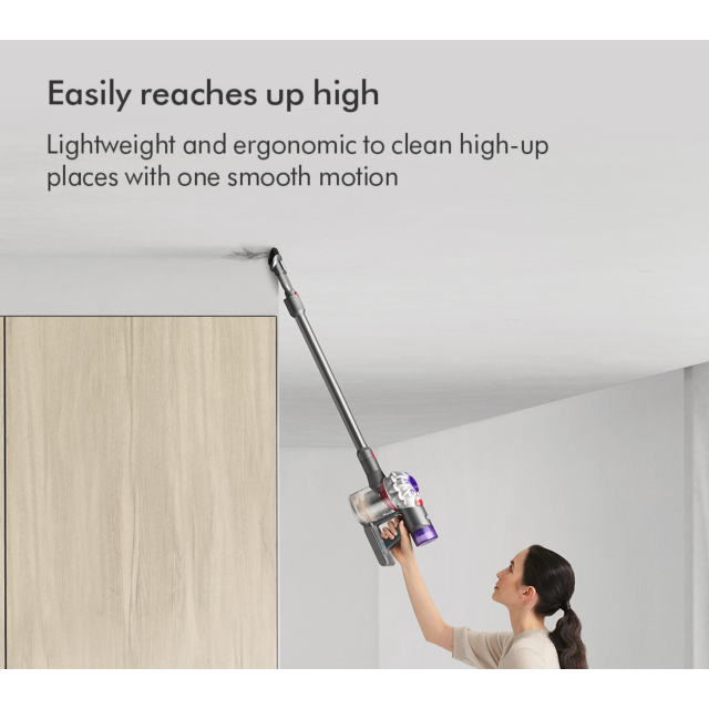 Dyson V8ADVANCED-24 KIT Vacuum Cleaner - Silver/Nickel