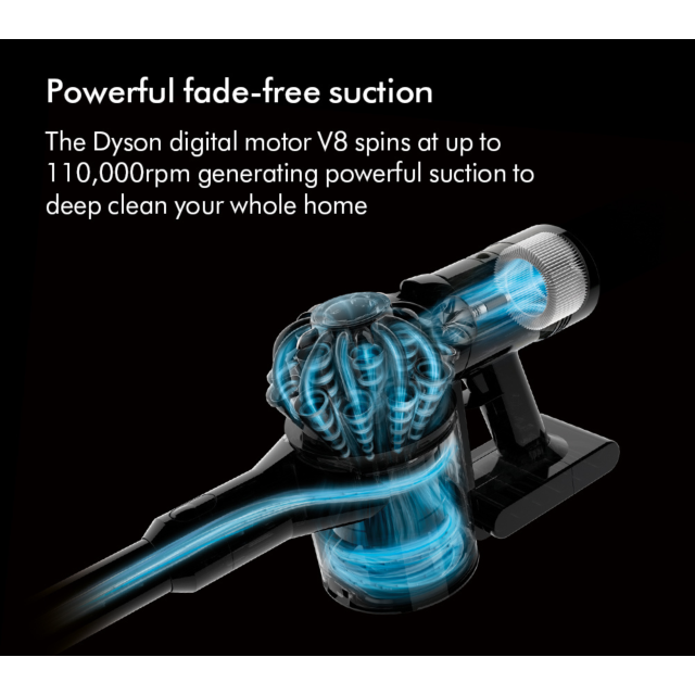 Dyson V8ADVANCED-24 KIT Vacuum Cleaner - Silver/Nickel