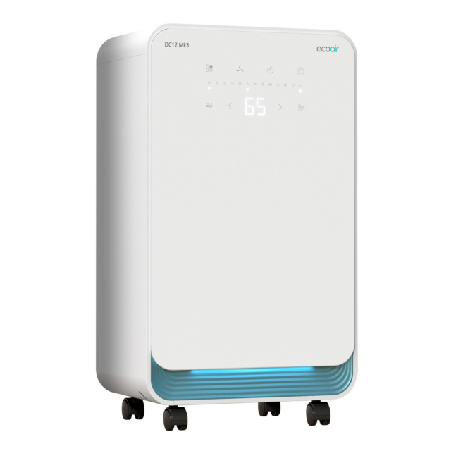 Ecoair Dc12 Mk3 Compressor Dehumidifier 12 Litres Per Day - White