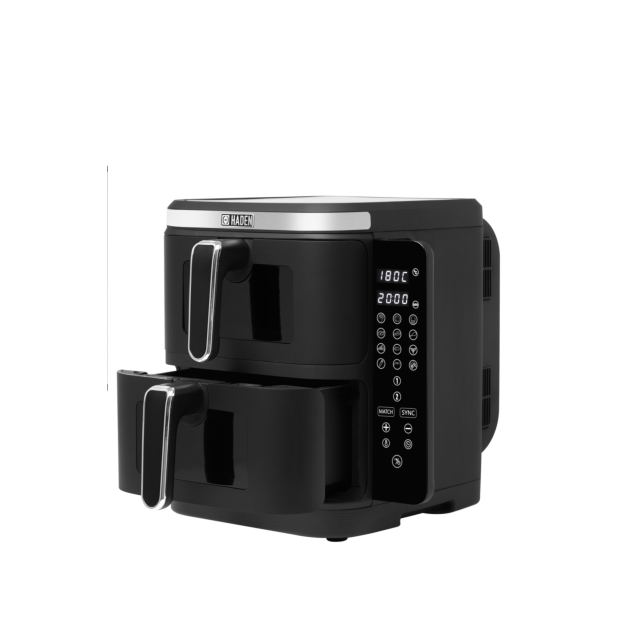 Haden 211200 11.0L Double Stack Air Fryer With Window - Black