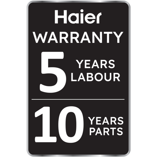 Haier HW100-B14387GUUK 10kg, 1400 Spin Washing Machine - Graphite