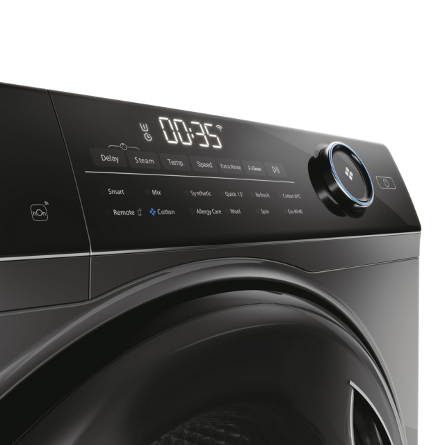 Haier HW100-B14939S8 10kg 1400 Spin Washing Machine - Graphite