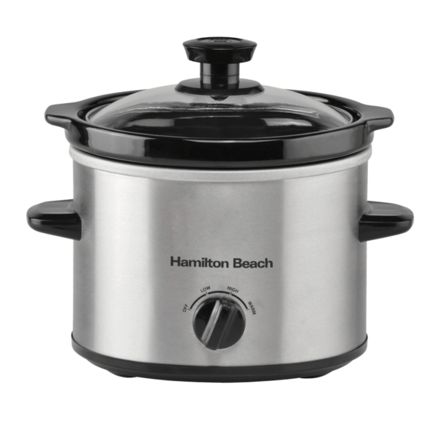 Hamilton Beach HBSC020S 1.8Ltr Capacity Slow Cooker In Silver