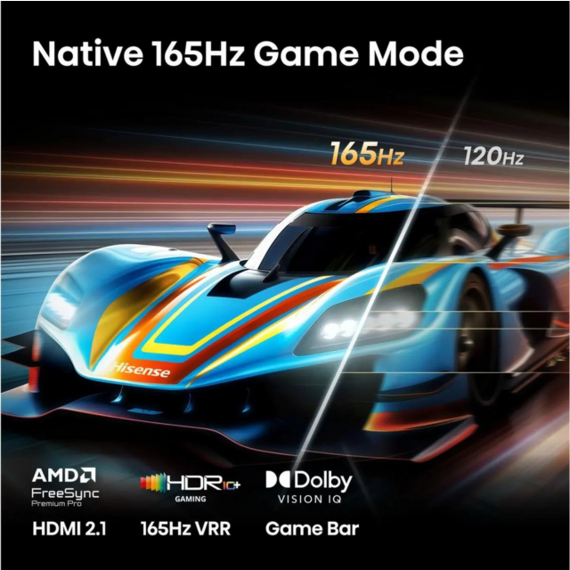 Hisense 100U7STUK 100inch MiniLED 4K 144Hz Smart TV