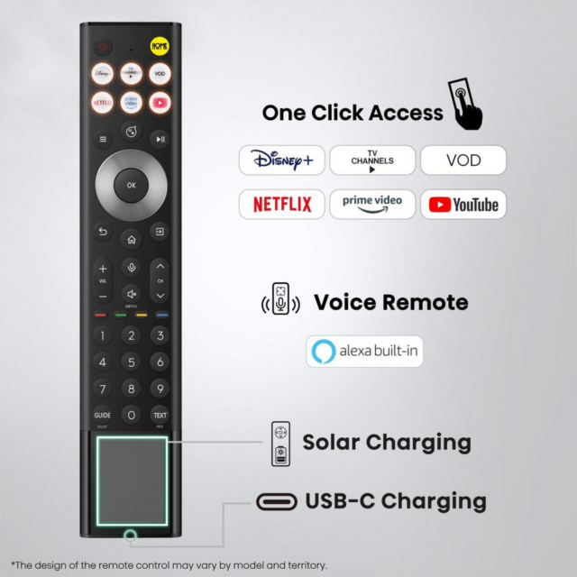 Hisense 100UR8STUK 4K Ultra HD RGB MiniLED TV Black