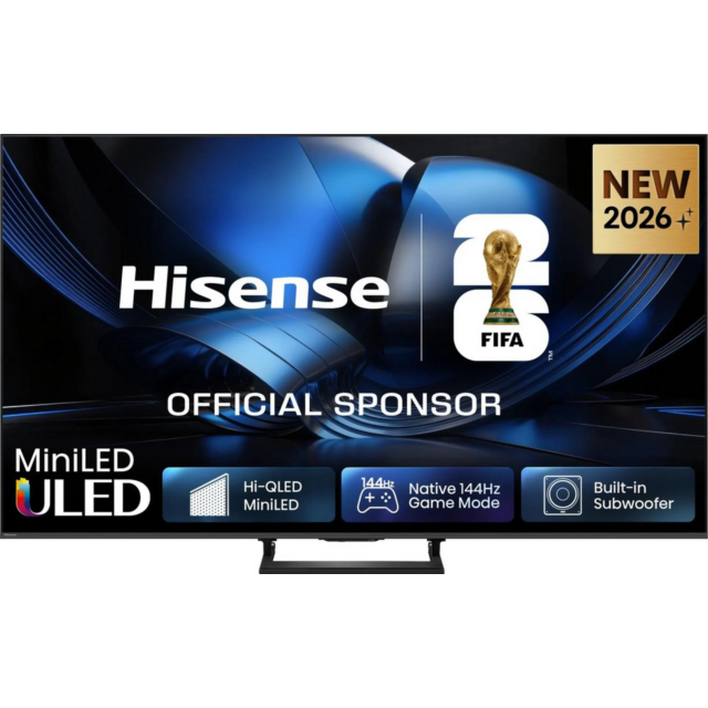 Hisense 55U7STUK 55inch MiniLED 144Hz 4K AI TV Charcoal