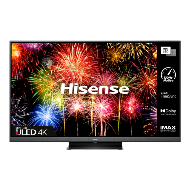 Hisense 55U8HQTUK 55inch 4K UHD HDR Mini-LED ULED Smart TV