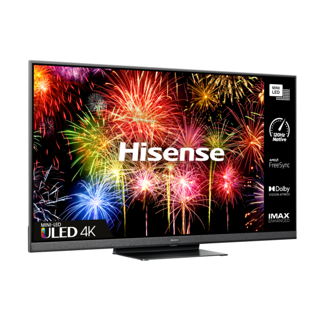 Hisense 65U8HQTUK 65inch 4K UHD HDR Mini-LED ULED Smart TV