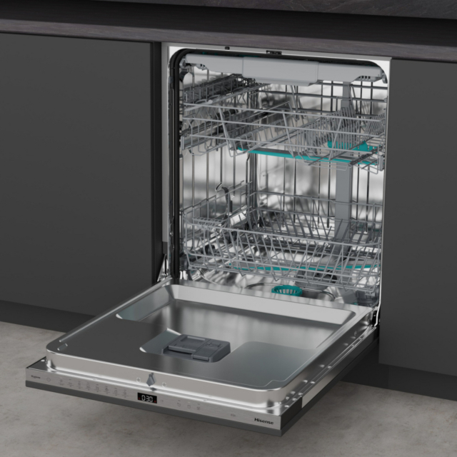 Hisense HV663A60UK Full-Size Fully Integrated Dishwasher - 16 Place Settings