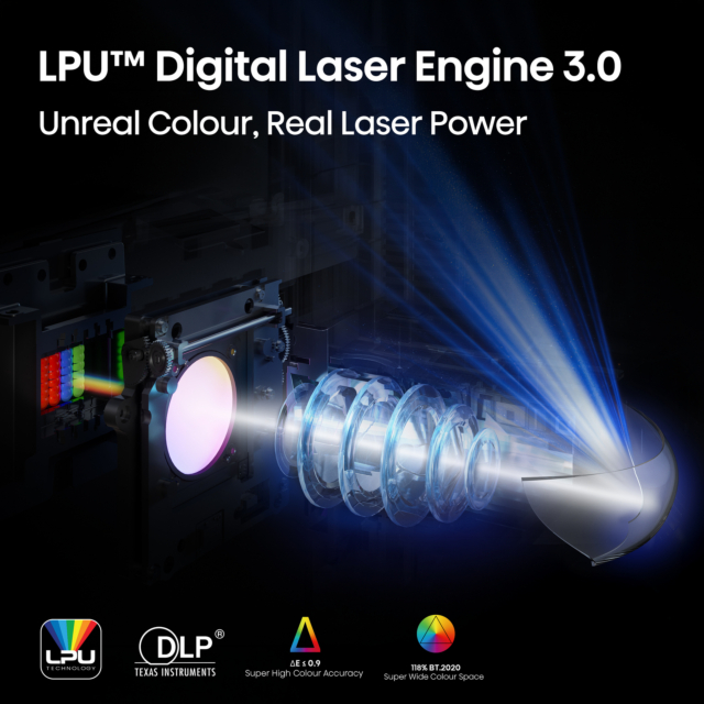 Hisense PX4TUKPRO Projector - Silver/Black