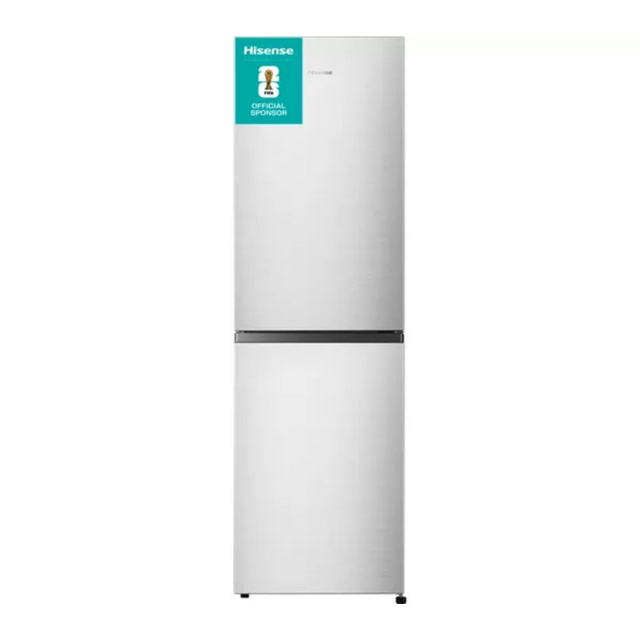 Hisense RB327N4BCE 50/50 Total No Frost Fridge Freezer - Stainless Steel