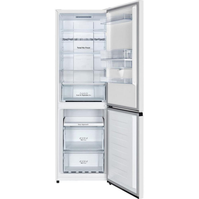 Hisense RB390N4WWE 59.5cm 70/30 Split - Total No Frost Fridge Freezer - White