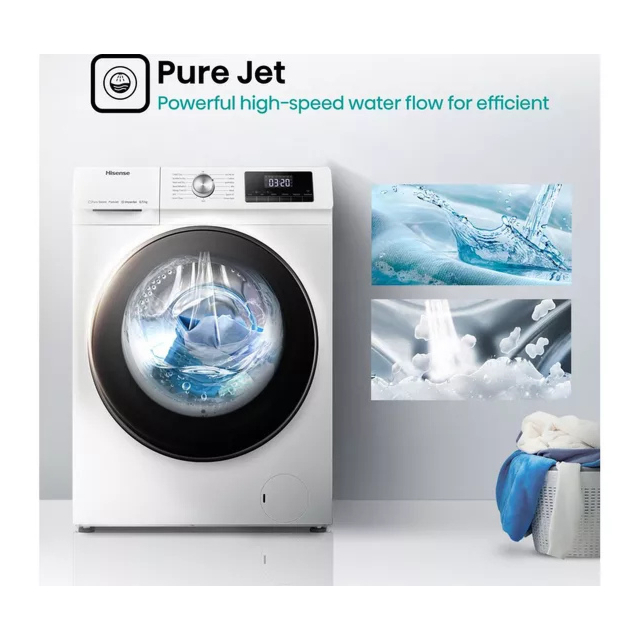 Hisense WDQA8014EVJM 8kg/5kg 1400 Spin  Washer Dryer - White