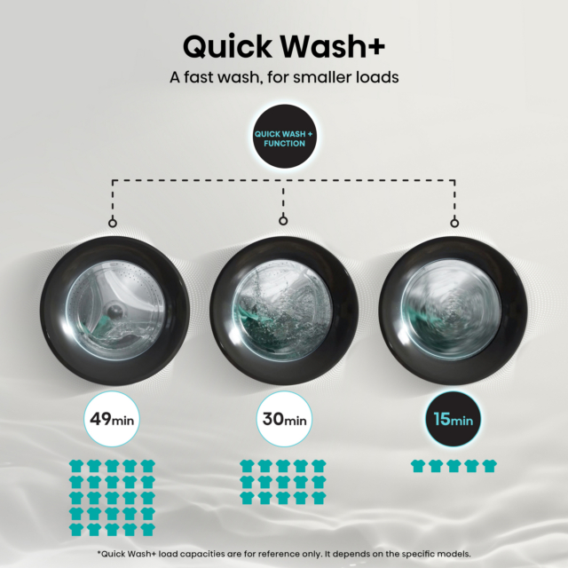 Hisense WF3S1243BW3 12kg 1400 Spin, Steam Washing Machine - White