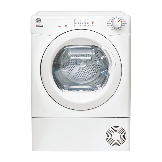 Hoover HLE H8A1LE-80 H-Dry 300 HLE H8A1LE-80 8kg Heat Pump Tumble Dryer - White