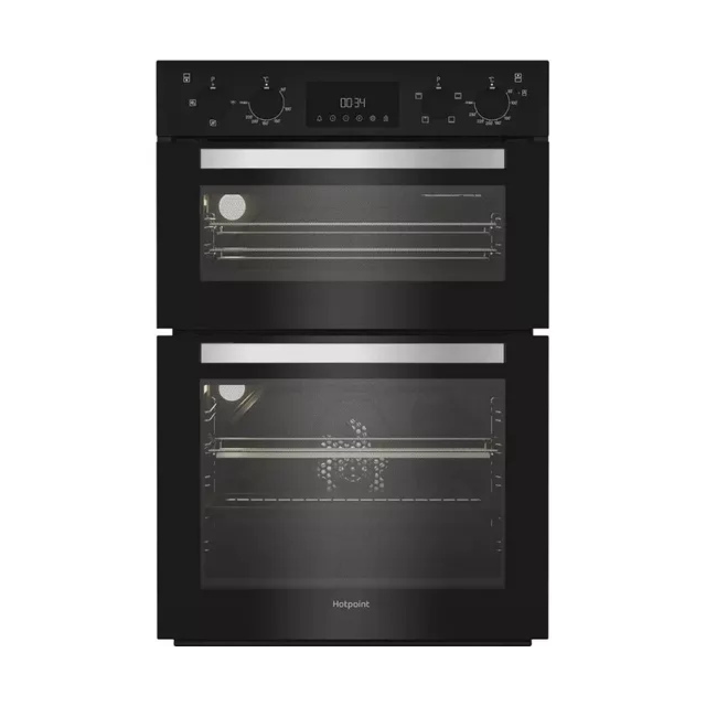 Hotpoint DIH 10D B Built In Electric Double Oven - Black