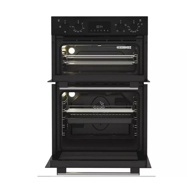 Hotpoint DIH 10D B Built In Electric Double Oven - Black