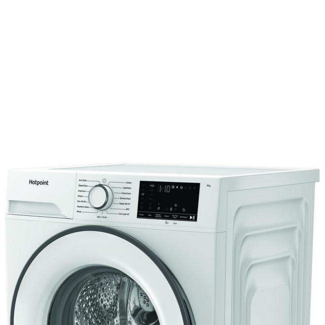 Hotpoint HEV841WUK 8kg 1400 Spin Washing Machine White