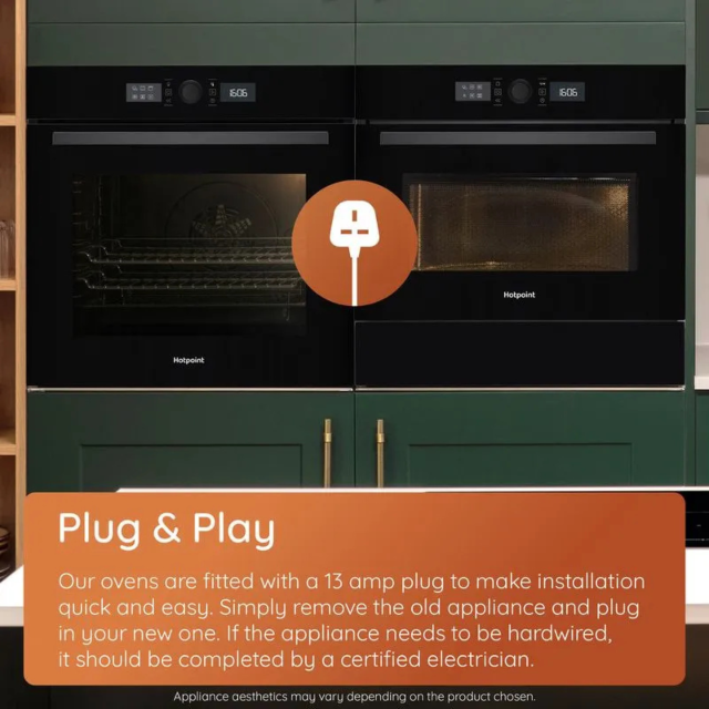 Hotpoint HOI4S8PM0BUK Built-In Single Oven, 60cm