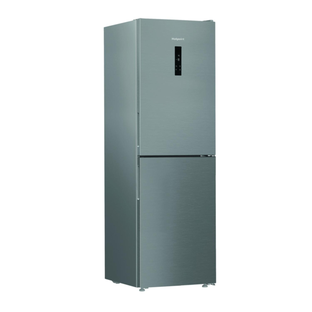 Hotpoint HPKF6353XP4UK Freestanding Dual No Frost 66.1cm 60/40 Fridge Freezer - Pet Inox