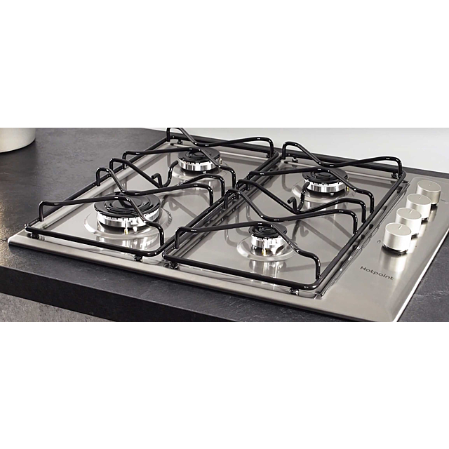 Hotpoint PAN642IXH 4 Burner Gas Hob