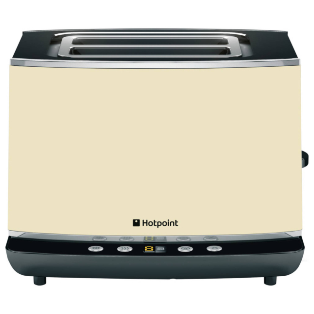 Hotpoint TT22EAC0UK 2 Slice Digital Toaster in Cream