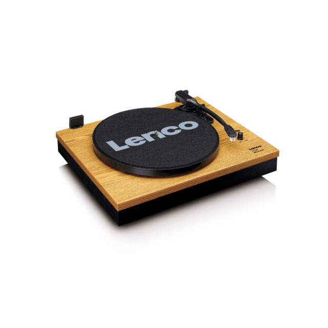 Lenco LS-300 Turntable & Hi Fi Speakers - Wood