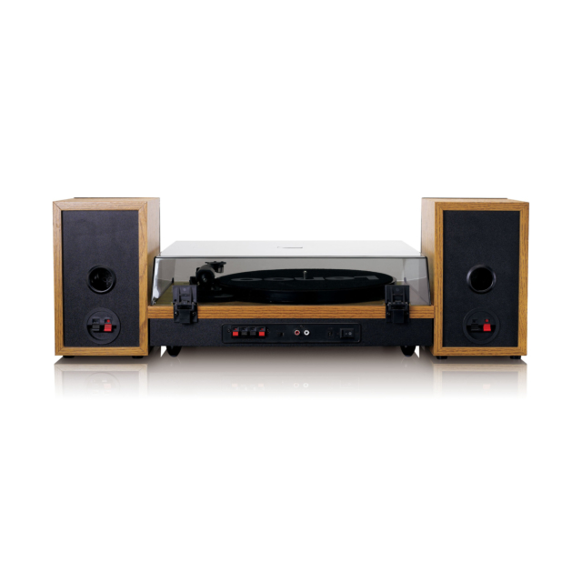 Lenco LS-300 Turntable & Hi Fi Speakers - Wood