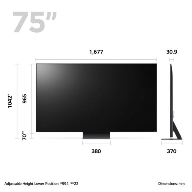 LG 75QNED816RE_AEK 75inch 4K Smart QNED TV