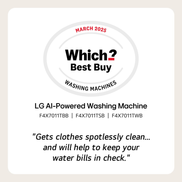 LG F4X7011TBB 11kg 1400 RPM Washing Machine