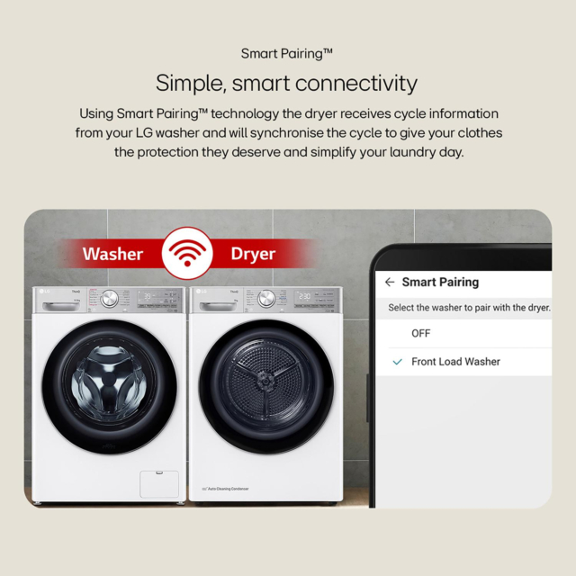 LG FDV709GN 9kg Heat Pump Tumble Dryer - Slate Grey