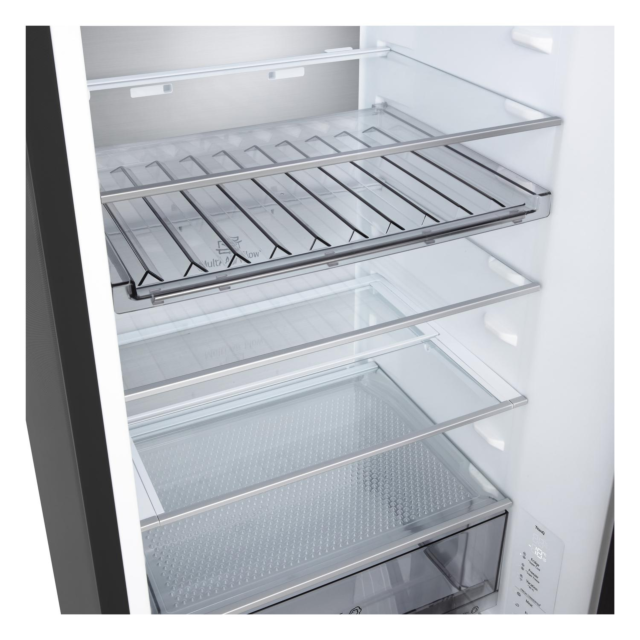 LG Frost Free Fridge Freezer - Essence Black Steel