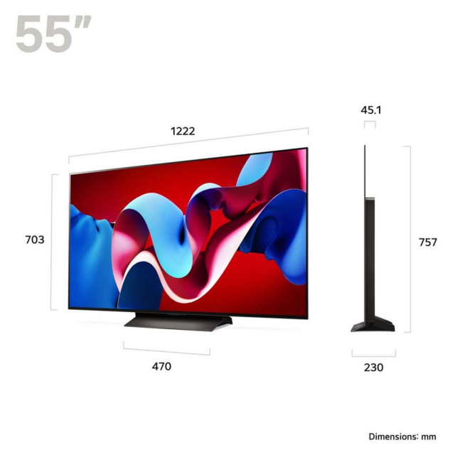 LG OLED55C46LA.AEK 55inch 4K OLED EVO Smart TV