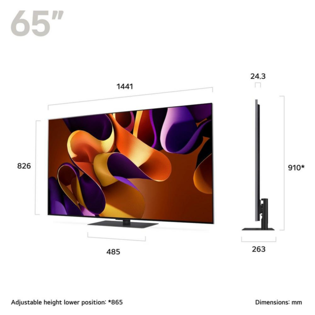 LG OLED65G46LS.AEK 65inch 4K OLED EVO Smart TV