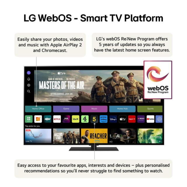 LG OLED65G46LS.AEK 65inch 4K OLED EVO Smart TV