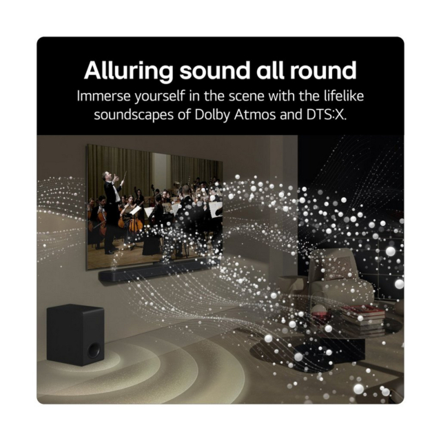 LG US70TY Wireless 3.1.1ch Soundbar & Subwoofer - Black